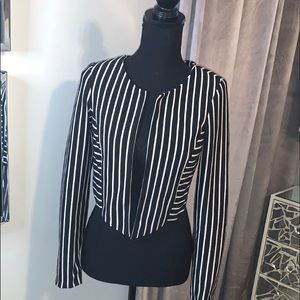 Black & White Stripped Blazer